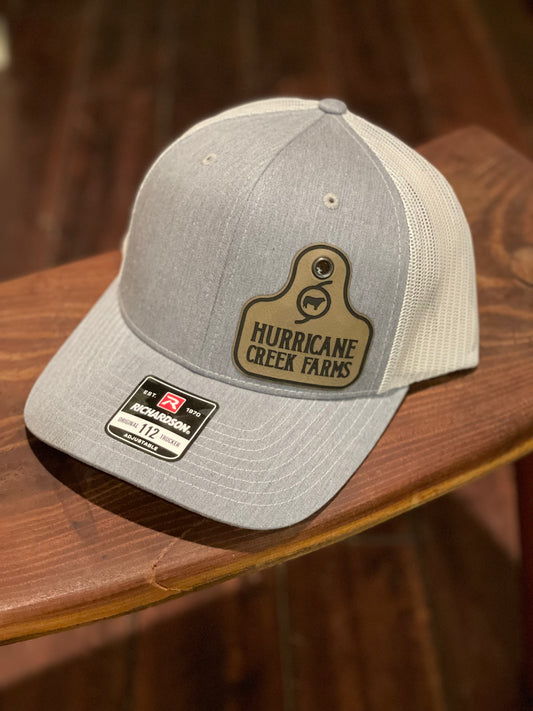 Ear Tag Hat Grey